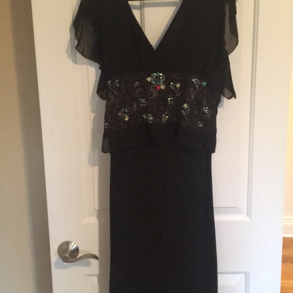 Lapis 2 pc Black evening/cocktail/wedding outfit